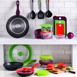 thumbnail of San Ignacio - Toledo-Kochgeschirr: 5 Töpfe mit Deckel mit 3 Jolie-Pfannen (20/24/28 cm) Jolie aus Edelstahl/geschmiedetem Aluminium