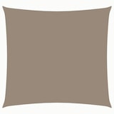 thumbnail of Toldo de vela cuadrado tela Oxford gris taupe 4x4 m