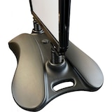 thumbnail of Plakatständer Kundenstopper Keitum Wind Line DIN A1 schwarz | beidseitiger Plakatständer für 2 Plakate | Stabiler Werbeaufsteller für Wind und Wet