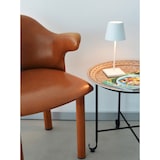 thumbnail of Lampada a led da tavolo Poldina Pro Mini Bianca ricaricabile e dimmerabile con batteria fino a 12 ore