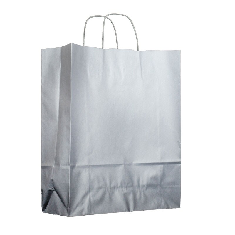 Bolsa Papel 'Take Away' 27x26x14 cm (Color Blanco)(250uds)