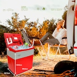thumbnail of Briebe Geleira Eléctrica 28L, Refrigerador Eléctrico Portátil, Campismo Viagens 12V / 220 - 240V, Refrigeração e Aquecimento, CF1153RED, Vermelho, 55W