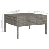 thumbnail of vidaXL 12-tlg. Garten-Lounge-Set mit Auflagen Poly Rattan Grau