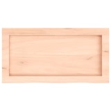 thumbnail of vidaXL Wandregal 60x30x(2-6) cm Massivholz Eiche Unbehandelt