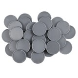 thumbnail of CombiCraft Kunststoff Wertmarken Chips oder Pfandmarken - Silber - 100 Stück