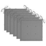 thumbnail of vidaXL Stapelbare Gartenstühle mit Kissen 6 Stk. Massivholz Teak