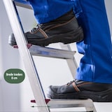 thumbnail of BRASQ Huishoudtrap 5-treden Zilver - keukentrap inklapbaar aluminium voor Particulier en professioneel gebruik - Trap Ladder - Anti slip