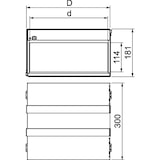 thumbnail of OBO Bettermann Brandschutzbox PMB 160-4 A2 7204140