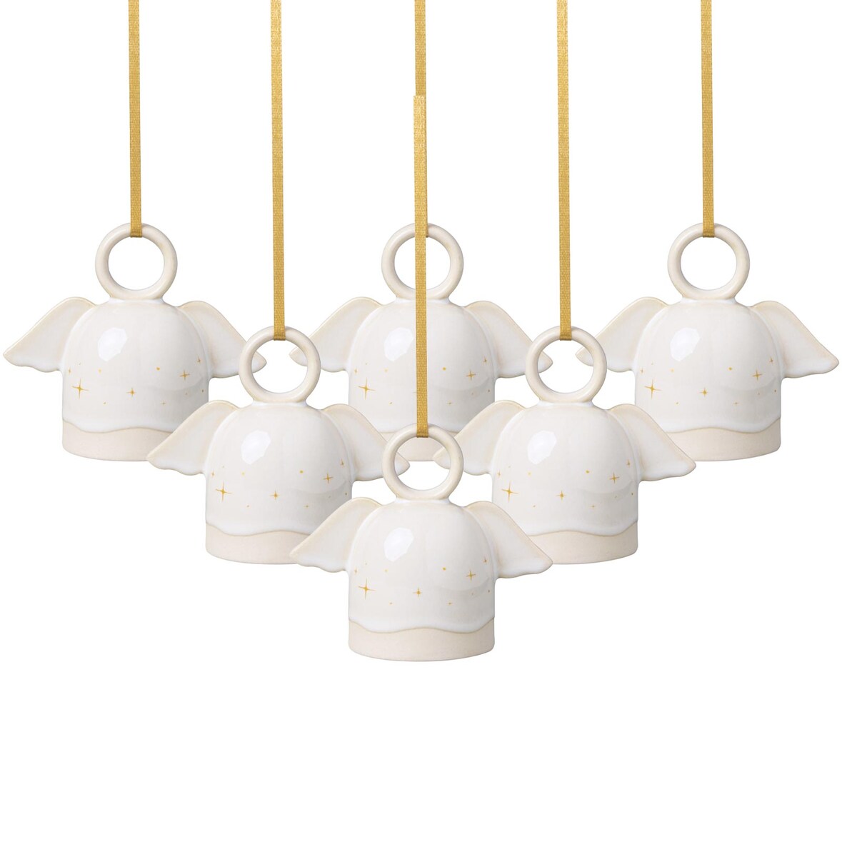 like. by Villeroy & Boch Winter Glow Ornament Engel 6er Set
