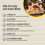 thumbnail of Monzana Schwibbogen Landschaft Holz Hellbraun LED Beleuchtet Weihnachten Deko Weihnachtsbogen Lichterbogen