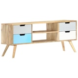 thumbnail of Helloshop26 - Meuble TV multimédia étagère télévision buffet téléviseur salle à manger salon chambre 110 x 35 x 48 cm bois de 02_0025766
