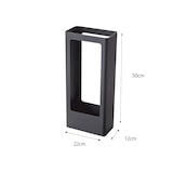 thumbnail of Yamazaki Schirmständer Regenschirmständer schwarz Metall schmal modern platzsparend 22x50x12cm "TOWER"