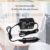 thumbnail of XORO CA1224 - 12V/24V KFZ Adapter Überspannung & Übertemperaturschutz Spannungsstabilisierung (Ausgang: 12V/0 bis 3A) automatische Geräteerkennung