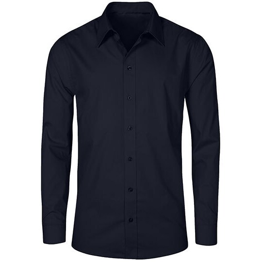 Men´s Poplin Shirt Long Sleeve | Promodoro Fashion GmbH | Navy | 4XL