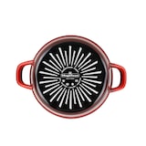 thumbnail of Magefesa Sfumatto Rosso - Cacerola Ø24cm con tapa de vidrio color rojo