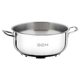 thumbnail of BEM Dampfkocher 6-tlg. 28 cm aus Edelstahl 18/10 mit Glasdeckel, NICHT induktionsgeeignet