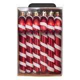 thumbnail of Sujet de Noël Lot de 6 Sucre d'orge Rouge et Blanc