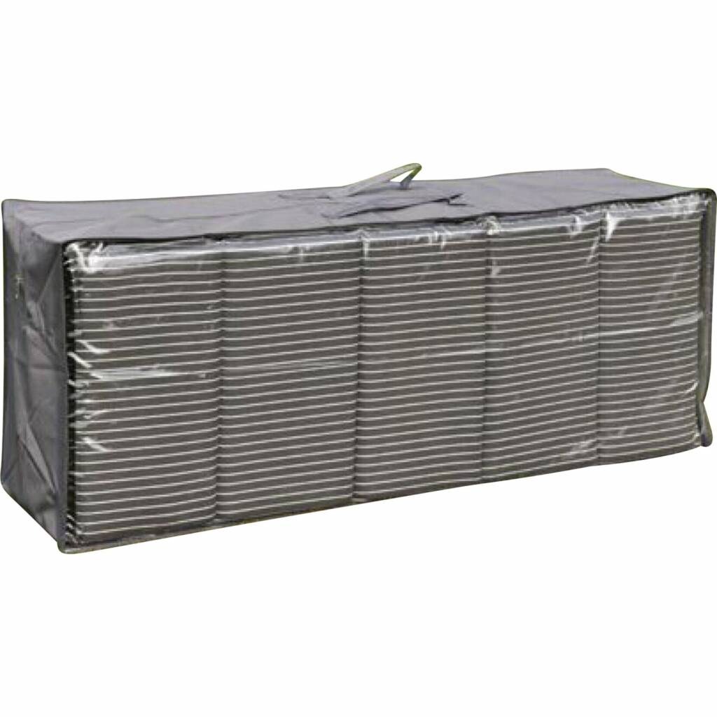 Tragetasche Hülle schwer für Gartenmöbel Auflagen 125x32x50cm anthrazit 61046