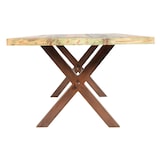thumbnail of SIT Möbel Estrutura de mesa em forma de X | Aço marrom antigo | L 80 x P 15 x A 73 cm | 07113-00 | Serie TOPS & TABLES