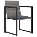 thumbnail of Helloshop26 - Conjunto de comedor de jardín de 5 piezas y cojines en resina tejida gris 02_0014795