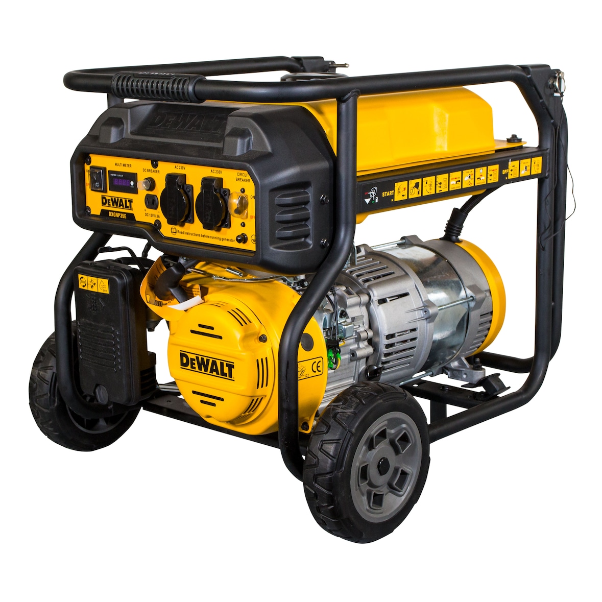 Generatore di corrente benzina DeWALT DXGNP35E - monofase - 3,3 kW- AVR