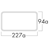 thumbnail of NABER 4022040 Klima-E flow / Mauerkasten / Edelstahl / 150er Flachkanal