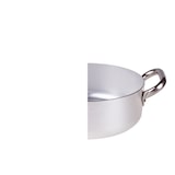 thumbnail of Agnelli Professional Cookware Cacerola baja de aluminio con 2 asas de acero inoxidable, gris, cm 28