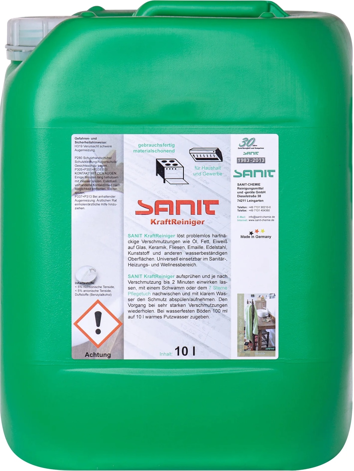 SANIT Kraftreiniger 10 Liter
