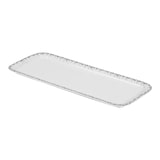 thumbnail of Plat à cake Boréalis gris 37 cm -  Blanc Rectangulaire Porcelaine Table Passion 37.00x15.00 cm