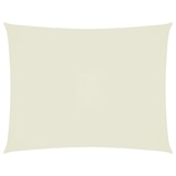 thumbnail of vidaXL Sonnensegel Oxford-Gewebe Rechteckig 4x5 m Cremeweiß