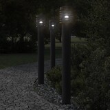 thumbnail of Helloshop26 - Lampadaires d'extérieur 3 pcs 110 cm acier inoxydable noir 02_0042546
