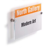 thumbnail of Cartello per porta DURABLE CRYSTAL SIGN 482519 210x297mm trasparente