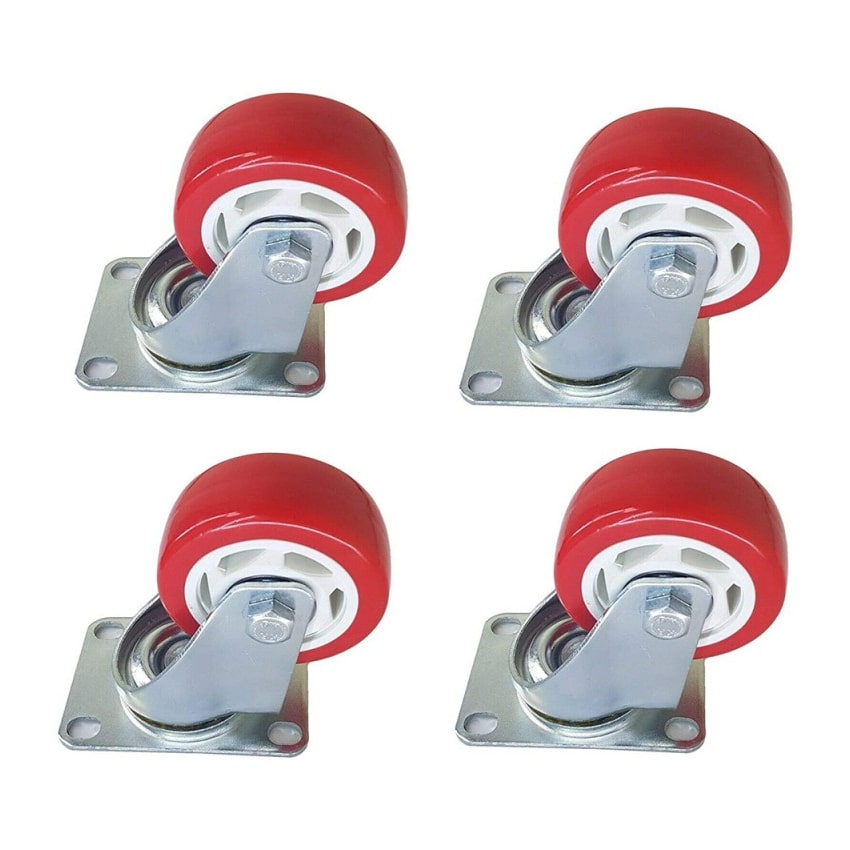 Rodízios giratórios roda de apoio 3" 76mm conjunto de 4 plataformas de mesas de mobiliário