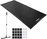 thumbnail of tectake Garagenbodenmatte rutschfest wasserdicht mit Abzieher, 6,1x2,6 m, schwarz, Bodenbelag Schutz