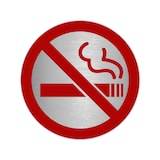 thumbnail of Placa Adhesiva "No Fumar" Acero Inoxidable: 7 cm.