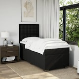 thumbnail of vidaXL Boxspringbett mit Matratze Schwarz 90x190 cm Stoff