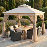 thumbnail of Kery Gazebo da Giardino con Zanzariera in Acciaio e Poliestere 300x300x265 cm Antracite