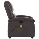 thumbnail of vidaXL Massagesessel Relaxsessel Dunkelbraun Echtleder