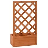 thumbnail of vidaXL Garten-Spalier mit Blumenkasten Orange 50x25x90 cm Tannenholz
