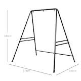 thumbnail of Outsunny - Hängesesselgestell - 178L x 143B x 180H cm - schwarz