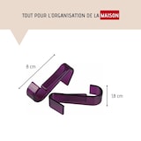 thumbnail of Lot de 2 crochets pour sèche serviette Fackelmann Tecno