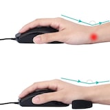 thumbnail of Tapis De Souris Ergonomique En Silicone Pour Poignet Fatigué Noir Main Gauche YONIS