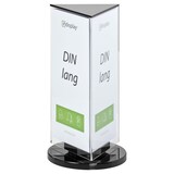 thumbnail of Drehbarer Tischaufsteller INSPIN PRISMA für 3x DIN lang