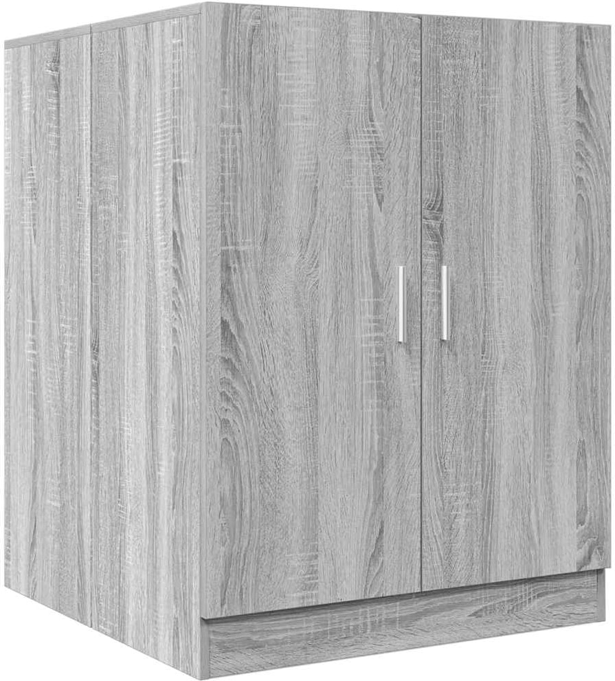 vidaXL Waschmaschinenschrank Grau Sonoma 71x71,5x91,5 cm