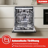 thumbnail of Telefunken Geschirrspüler 60 cm vollintegrierbar | Einbau Spülmaschine | 14 Gedecke | 9 Programme | AquaStop | GEV6014A