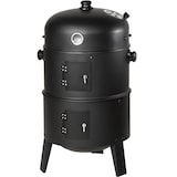 thumbnail of tectake Houtskoolbarbecue rookton 3 in 1 - zwart - 400820