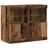 thumbnail of vidaXL Sideboard mit LED-Leuchten Altholz 81x37x67 cm