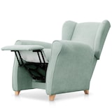 thumbnail of Relax Irene SUEÑOSZZZ Sillón Relax Tapizado En Tela Verde Agua