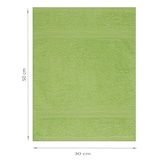 thumbnail of Betz 10 Stück Gästehandtücher PREMIUM 100% Baumwolle Gästetuch Set 30x50 cm tannengrün und avocadogrün