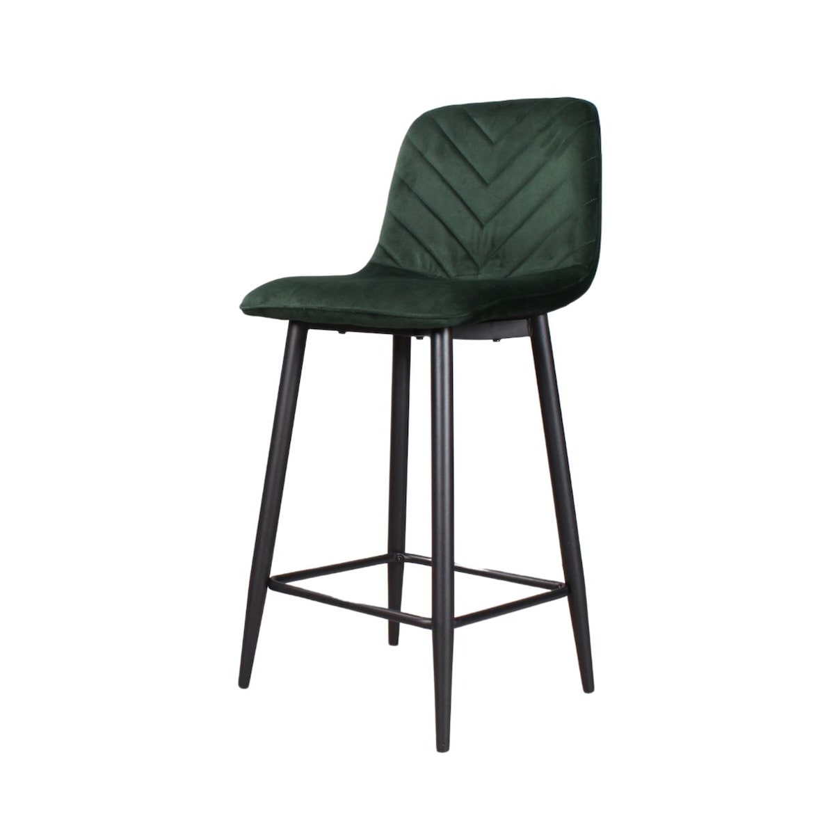 DS4U - Gaby barkruk velvet 65 cm 2.0 - groen